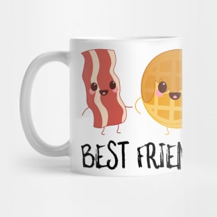 Bacon And Waffles Best Friends Mug